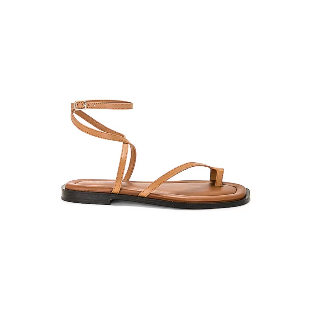 A Emery Piper Sandal in Tan